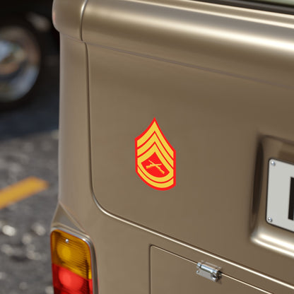 USMC E7 (USMC) REVERSE PRINT Transparent STICKER-The Sticker Space