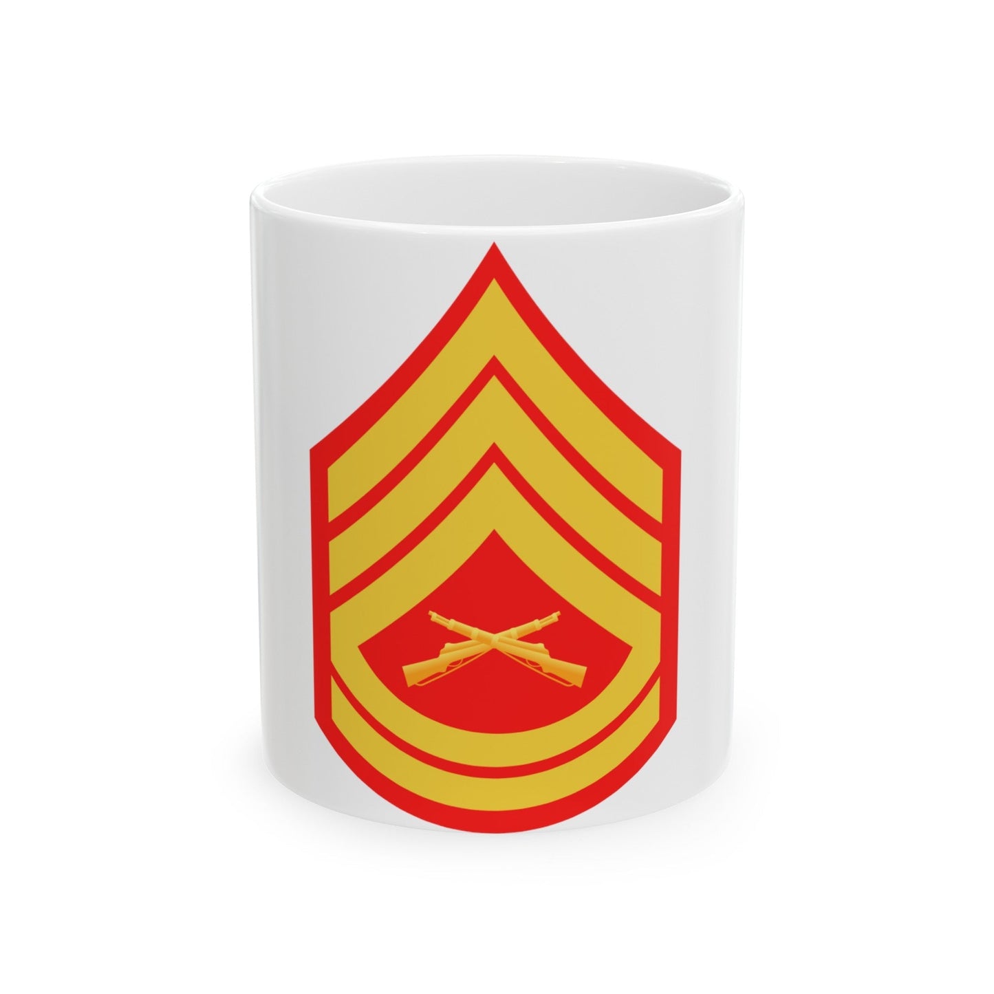 USMC E7 (USMC) White Coffee Mug-11oz-The Sticker Space