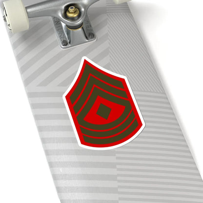 USMC E8 1SG Service (United States) (Military Rank) STICKER Vinyl Kiss-Cut Decal - The Sticker Space