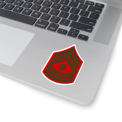 USMC E8 1SG Service (United States) (Military Rank) STICKER Vinyl Kiss-Cut Decal - The Sticker Space
