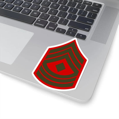 USMC E8 1SG Service (United States) (Military Rank) STICKER Vinyl Kiss-Cut Decal - The Sticker Space