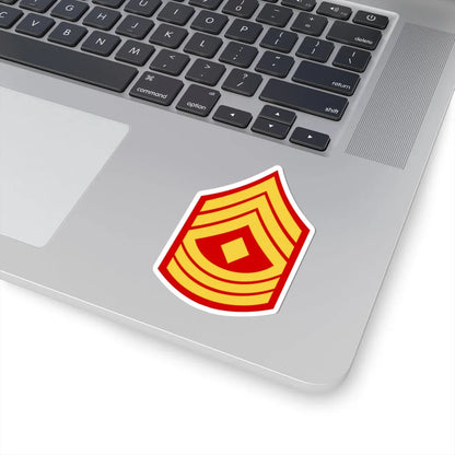 USMC E8 1SG (United States) (Military Rank) STICKER Vinyl Kiss-Cut Decal - The Sticker Space