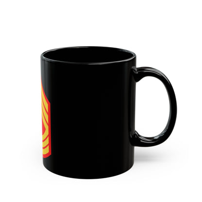 USMC E8 1SG (USMC) Black Coffee Mug-The Sticker Space