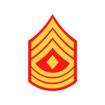 USMC E8 1SG (USMC) STICKER Vinyl Kiss-Cut Decal 3 Inch White - The Sticker Space