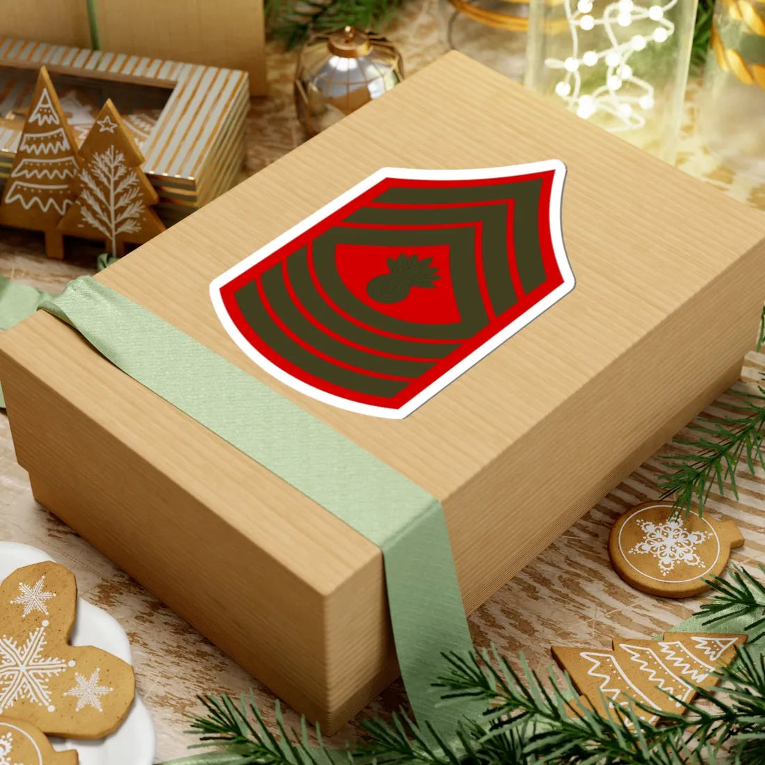 USMC E9 MGyS Service (United States) (Military Rank) STICKER Vinyl Kiss-Cut Decal - The Sticker Space