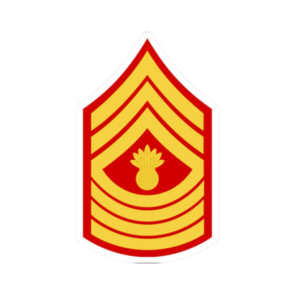 USMC E9 MGyS (United States) (Military Rank) STICKER Vinyl Kiss-Cut Decal 2 Inch White - The Sticker Space