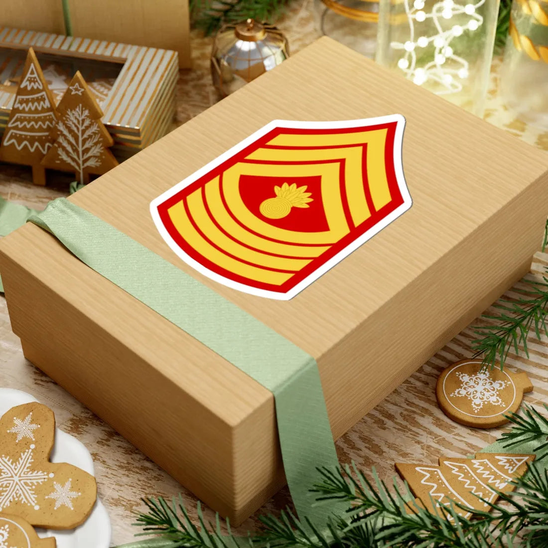 USMC E9 MGyS (United States) (Military Rank) STICKER Vinyl Kiss-Cut Decal - The Sticker Space