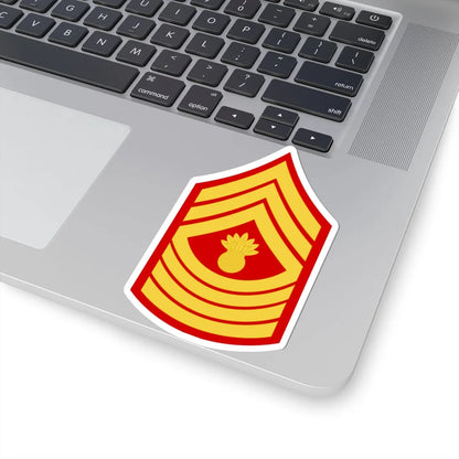 USMC E9 MGyS (United States) (Military Rank) STICKER Vinyl Kiss-Cut Decal - The Sticker Space