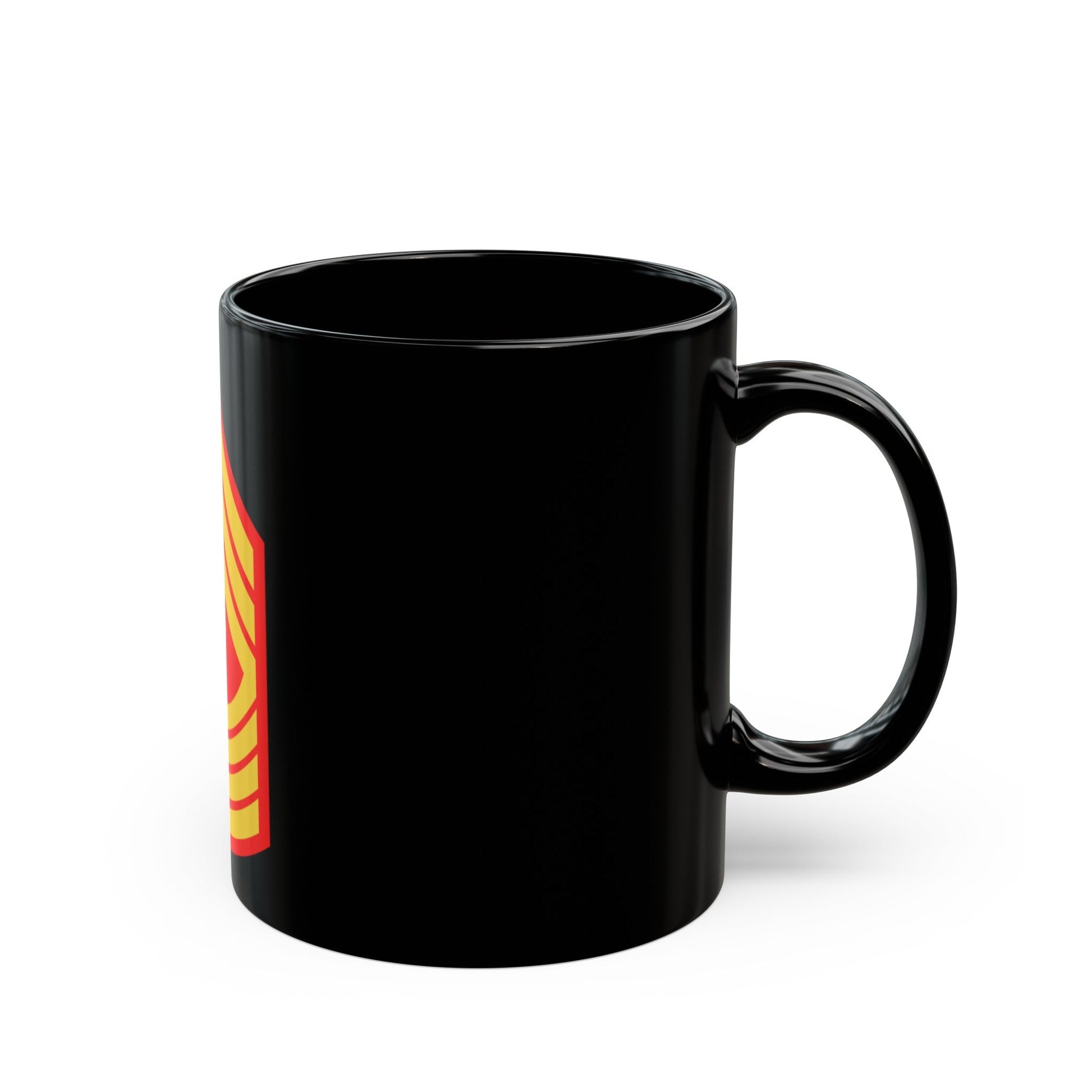 USMC E9 MGyS (USMC) Black Coffee Mug-The Sticker Space