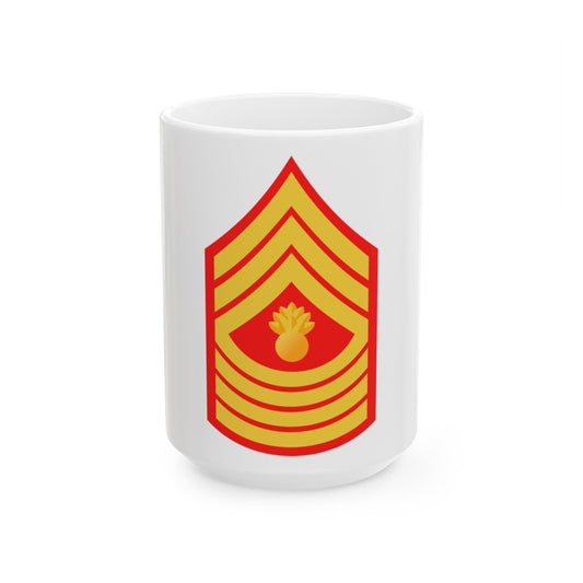 USMC E9 MGyS (USMC) White Coffee Mug-15oz-The Sticker Space