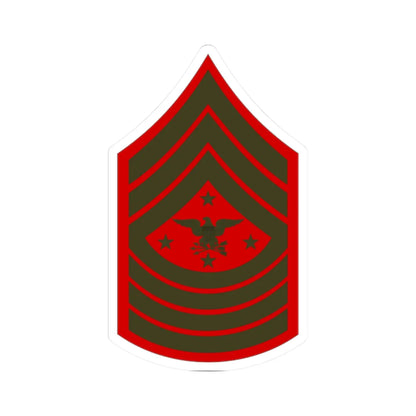 USMC E9 SEAC Service (United States) (Military Rank) STICKER Vinyl Kiss-Cut Decal 2 Inch White - The Sticker Space