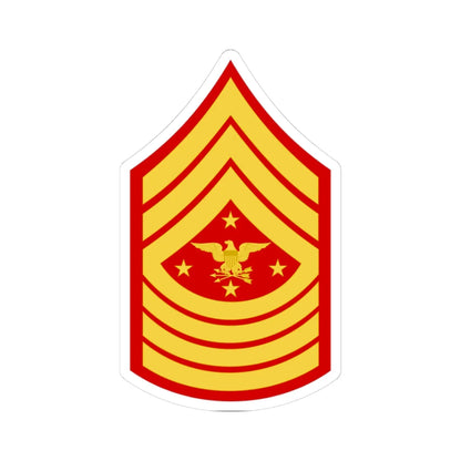 USMC E9 SEAC (United States) (Military Rank) STICKER Vinyl Kiss-Cut Decal 3 Inch White - The Sticker Space