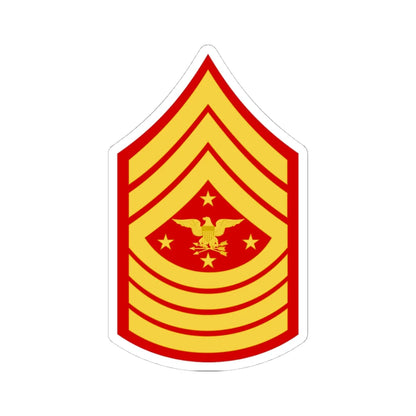 USMC E9 SEAC (United States) (Military Rank) STICKER Vinyl Kiss-Cut Decal 4 Inch White - The Sticker Space