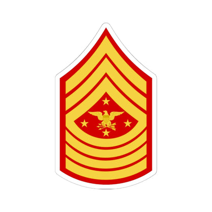 USMC E9 SEAC (United States) (Military Rank) STICKER Vinyl Kiss-Cut Decal 6 Inch White - The Sticker Space