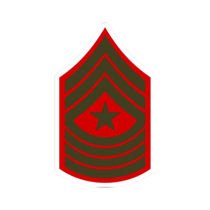 USMC E9 SGM Service (United States) (Military Rank) STICKER Vinyl Kiss-Cut Decal 2 Inch White - The Sticker Space