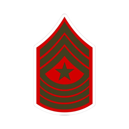 USMC E9 SGM Service (United States) (Military Rank) STICKER Vinyl Kiss-Cut Decal 3 Inch White - The Sticker Space