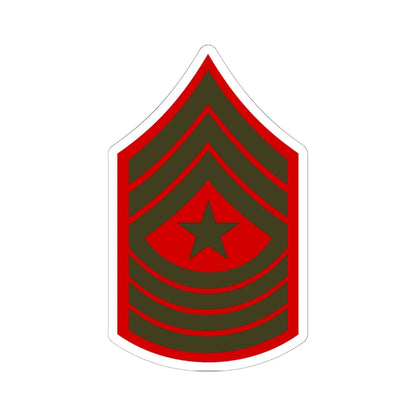 USMC E9 SGM Service (United States) (Military Rank) STICKER Vinyl Kiss-Cut Decal 6 Inch White - The Sticker Space
