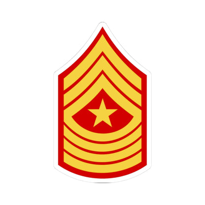 USMC E9 SGM (United States) (Military Rank) STICKER Vinyl Kiss-Cut Decal 3 Inch White - The Sticker Space