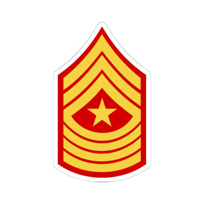 USMC E9 SGM (United States) (Military Rank) STICKER Vinyl Kiss-Cut Decal 6 Inch White - The Sticker Space