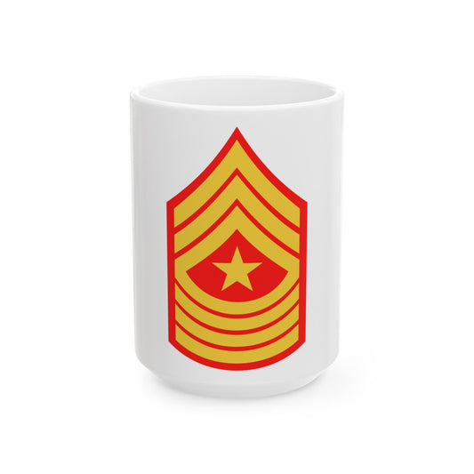 USMC E9 SGM (USMC) White Coffee Mug-15oz-The Sticker Space