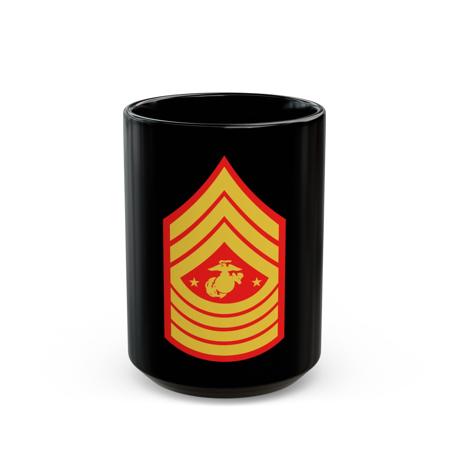 USMC E9 SGMMC (USMC) Black Coffee Mug-15oz-The Sticker Space
