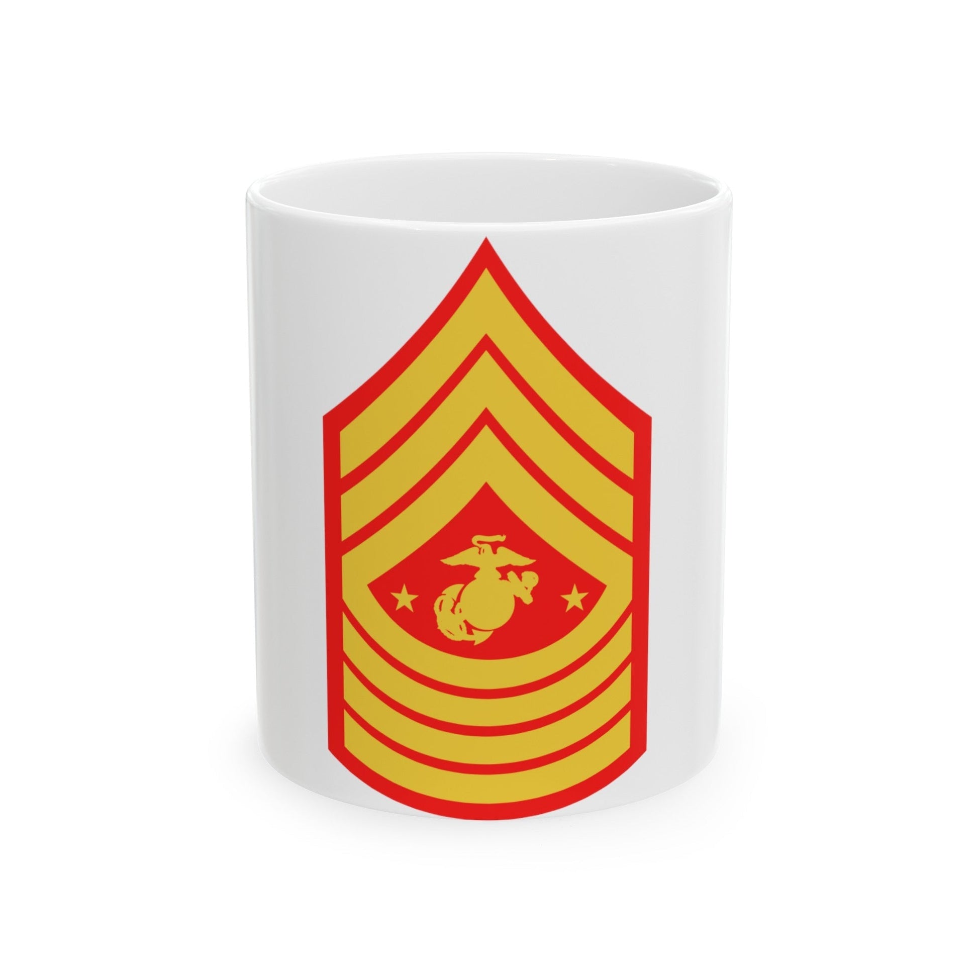 USMC E9 SGMMC (USMC) White Coffee Mug-11oz-The Sticker Space