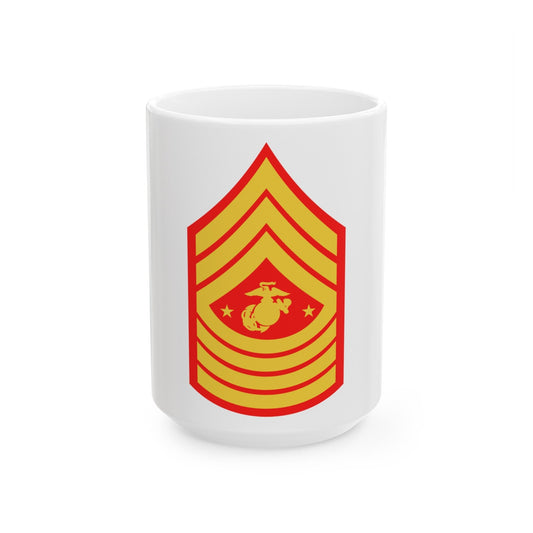 USMC E9 SGMMC (USMC) White Coffee Mug-15oz-The Sticker Space