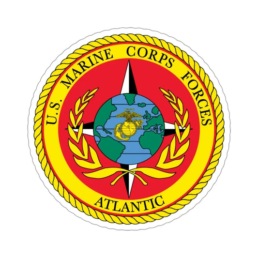 USMC Forces Atlantic (USMC) STICKER Vinyl Die-Cut Decal 6 Inch - The Sticker Space