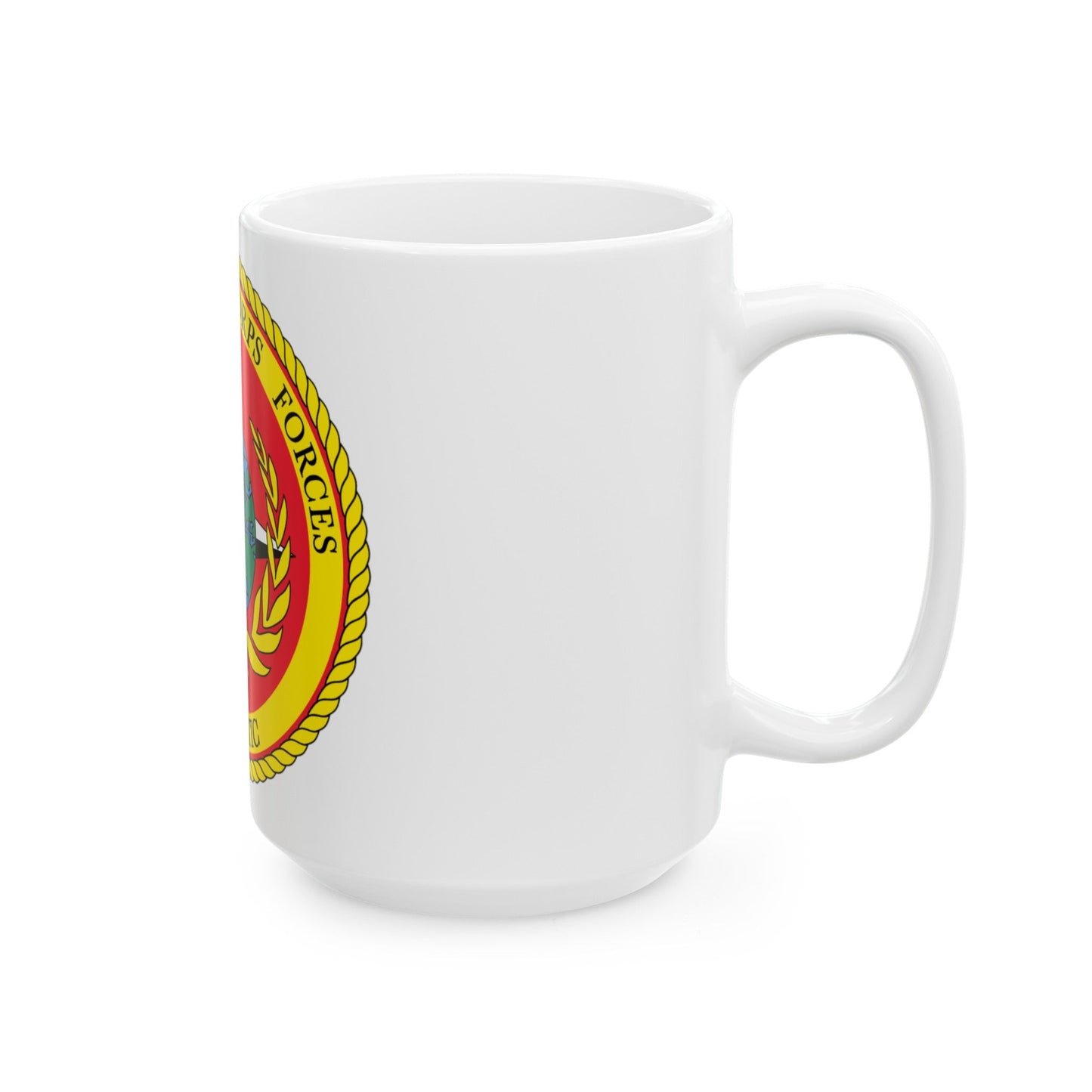 USMC Forces Atlantic (USMC) White Coffee Mug-The Sticker Space