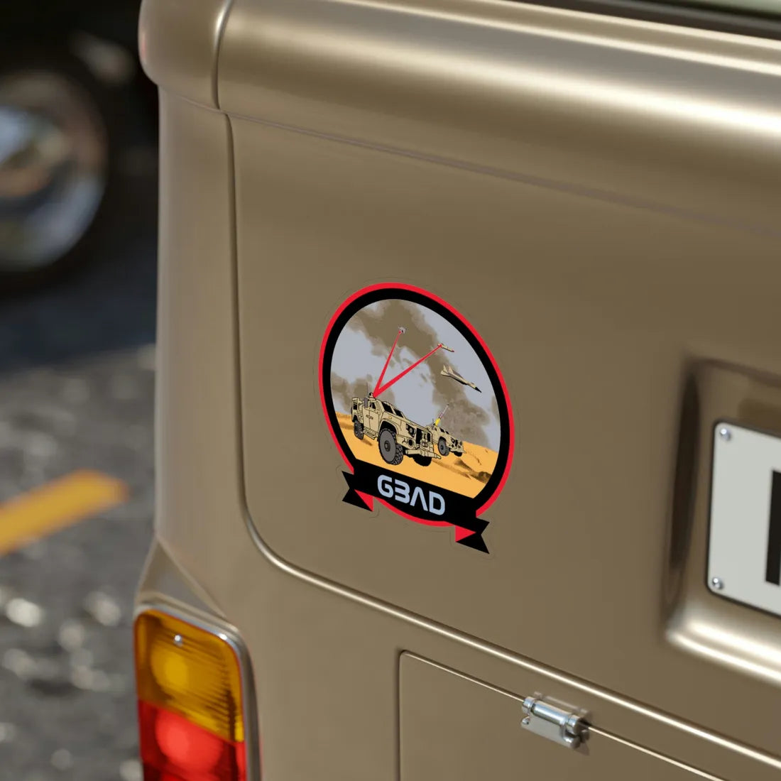 USMC Ground Based Air Defense (USMC) Transparent STICKER Die-Cut Vinyl Decal - The Sticker Space