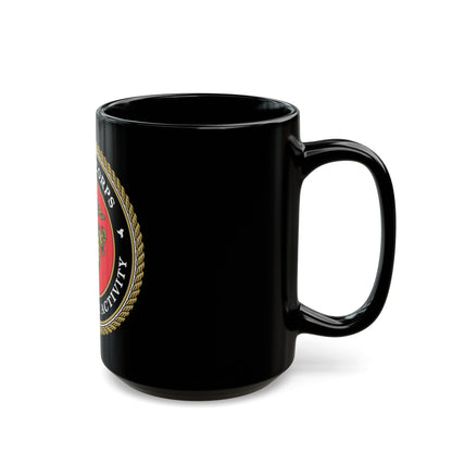 USMC Intell Acticity (USMC) Black Coffee Mug-The Sticker Space