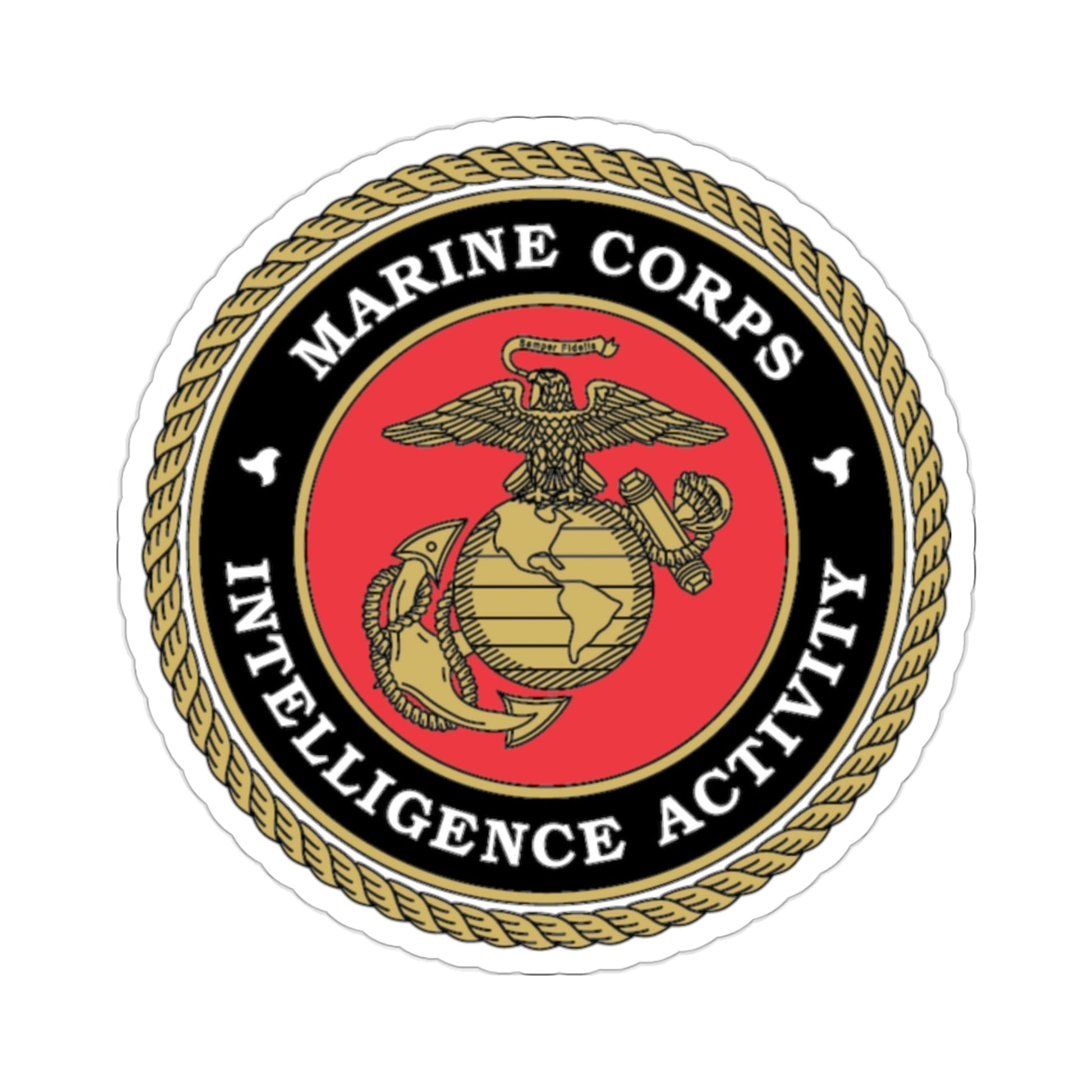 USMC Intell Acticity (USMC) STICKER Vinyl Die-Cut Decal-2 Inch-The Sticker Space