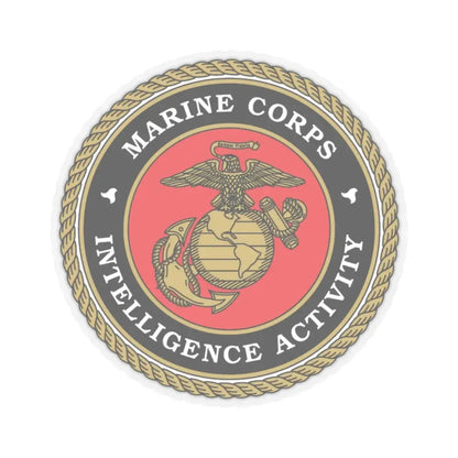 USMC Intell Acticity (USMC) STICKER Vinyl Kiss-Cut Decal 4 Inch Transparent - The Sticker Space