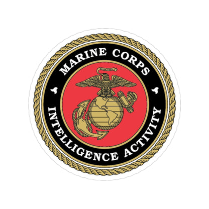 USMC Intell Acticity (USMC) Transparent STICKER Die-Cut Vinyl Decal-2 Inch-The Sticker Space