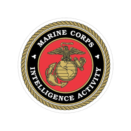 USMC Intell Acticity (USMC) Transparent STICKER Die-Cut Vinyl Decal 3 Inch - The Sticker Space