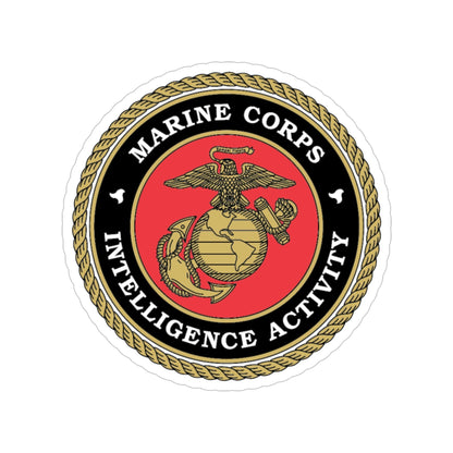 USMC Intell Acticity (USMC) Transparent STICKER Die-Cut Vinyl Decal-5 Inch-The Sticker Space