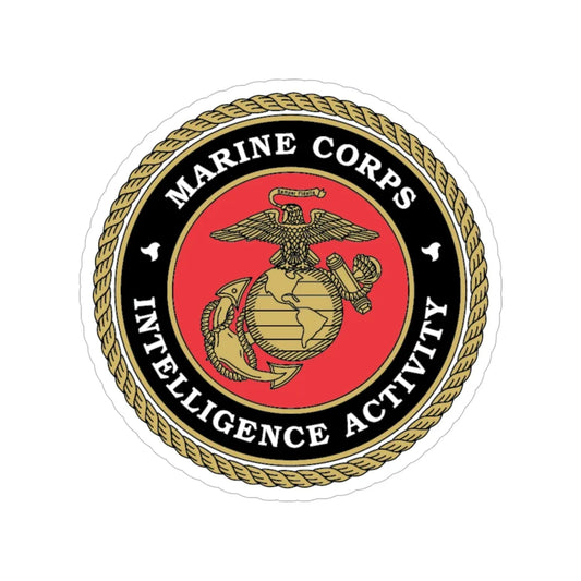 USMC Intell Acticity (USMC) Transparent STICKER Die-Cut Vinyl Decal 6 Inch - The Sticker Space