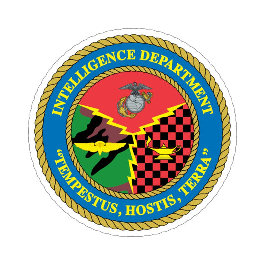 USMC Intell Dept (USMC) STICKER Vinyl Die-Cut Decal-6 Inch-The Sticker Space