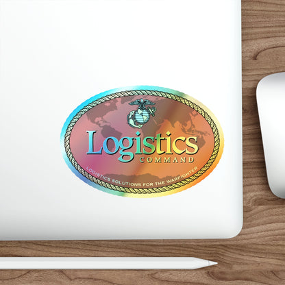 USMC Logistics Command (USMC) Holographic STICKER Die-Cut Vinyl Decal-The Sticker Space