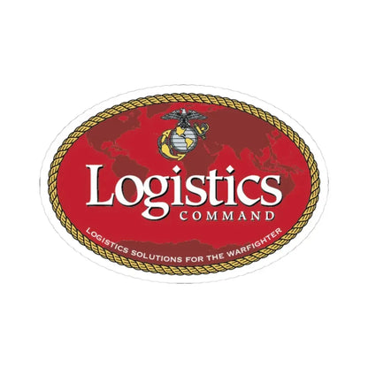 USMC Logistics Command (USMC) STICKER Vinyl Kiss-Cut Decal 3 Inch White - The Sticker Space