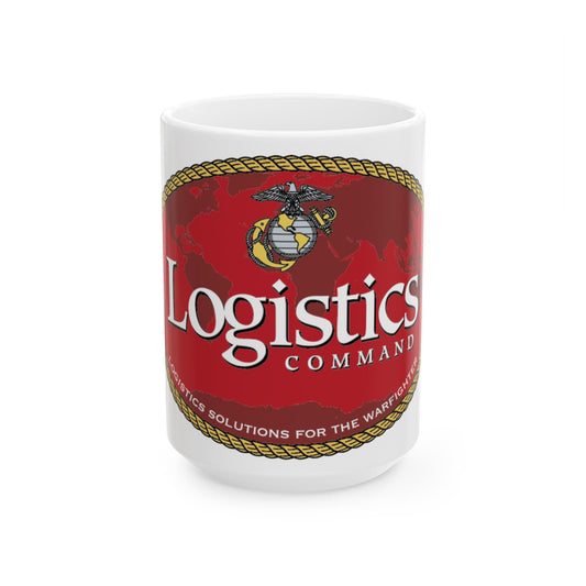 USMC Logistics Command (USMC) White Coffee Mug-15oz-The Sticker Space