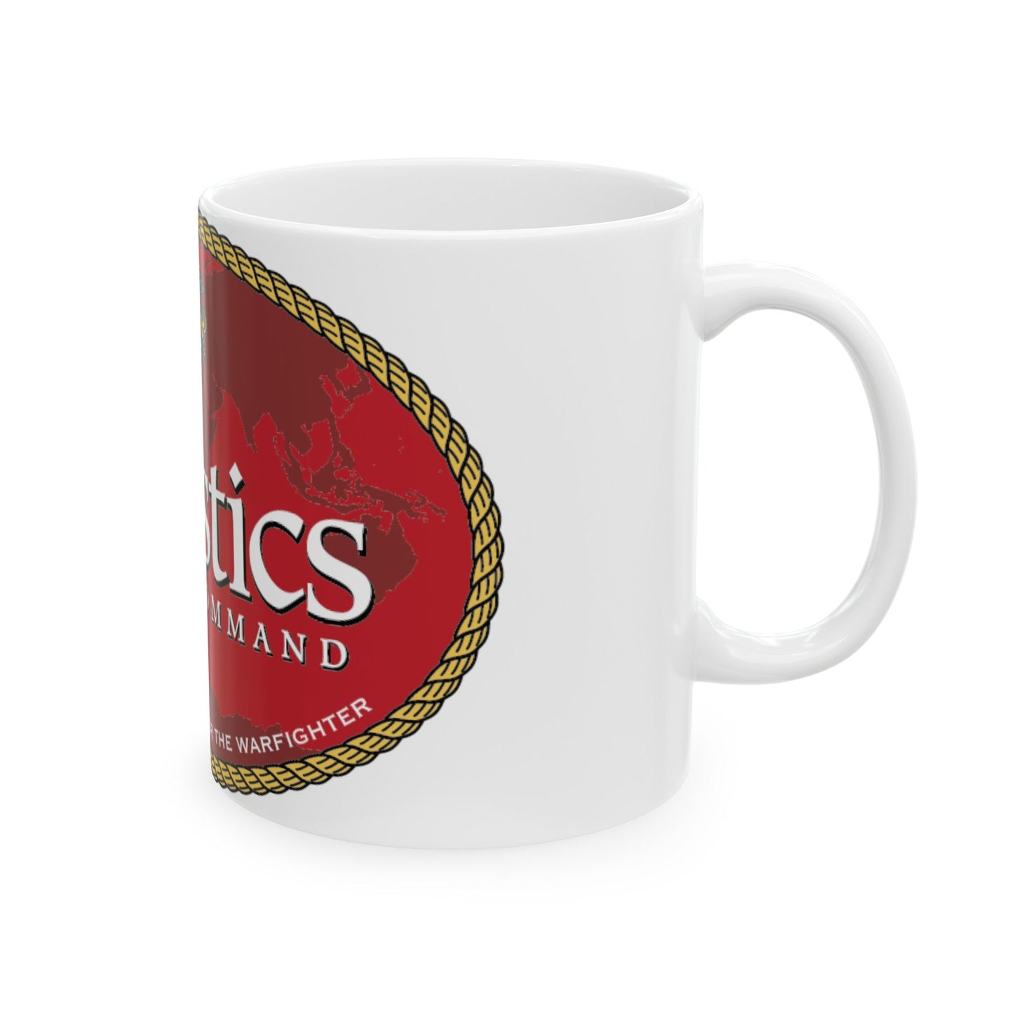 USMC Logistics Command (USMC) White Coffee Mug-The Sticker Space