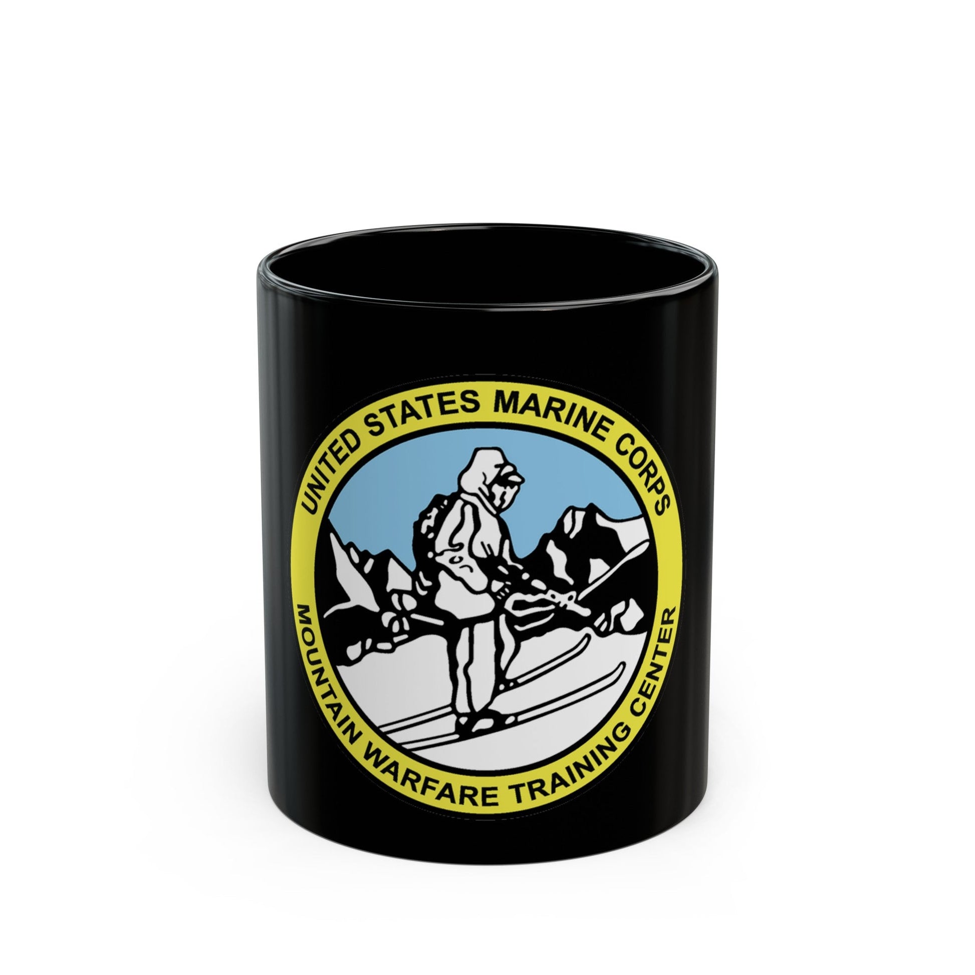 USMC MWTC (USMC) Black Coffee Mug-11oz-The Sticker Space