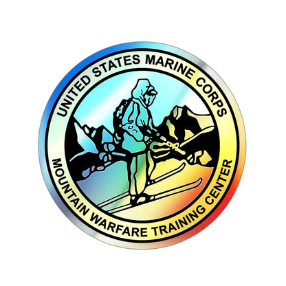 USMC MWTC (USMC) Holographic STICKER Die-Cut Vinyl Decal 5 Inch Holographic - The Sticker Space