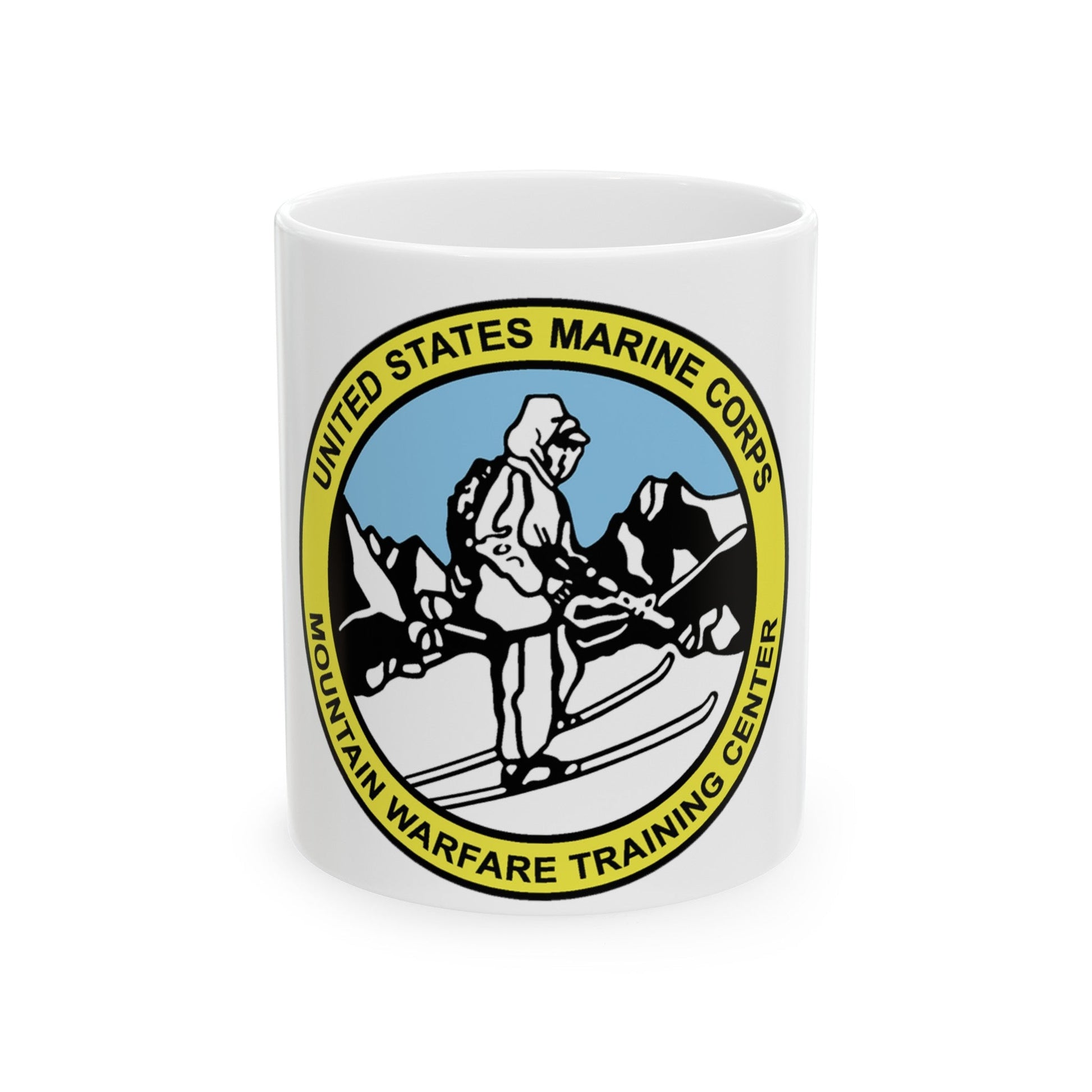 USMC MWTC (USMC) White Coffee Mug-11oz-The Sticker Space