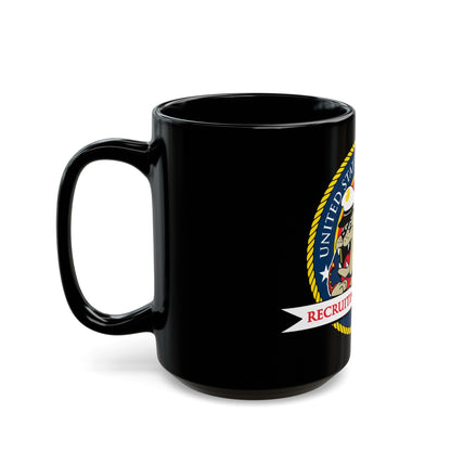USMC Recruiting Command (USMC) Black Coffee Mug-The Sticker Space