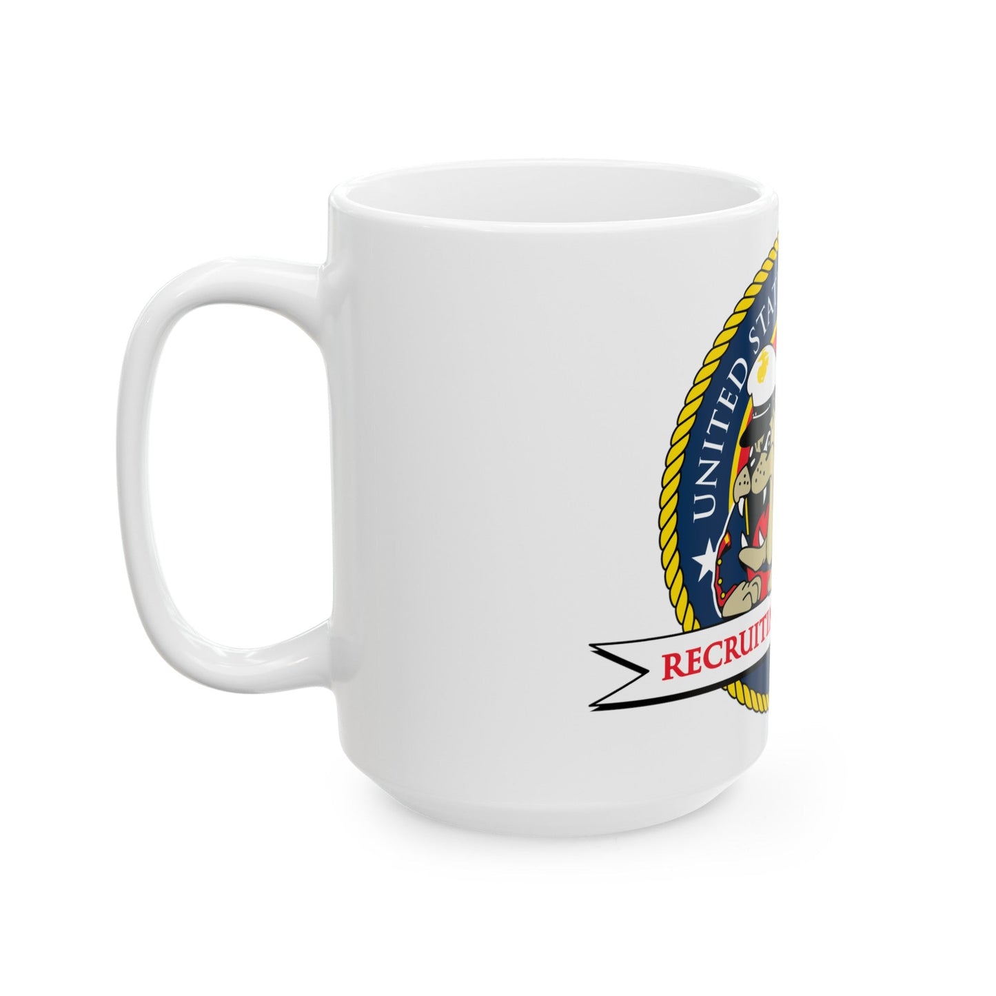 USMC Recruiting Command (USMC) White Coffee Mug-The Sticker Space