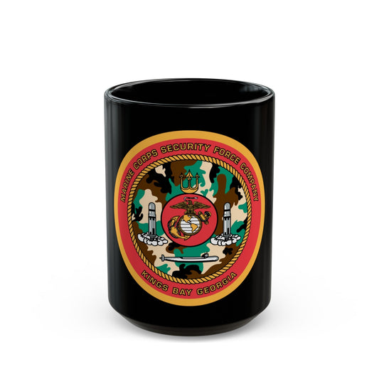 USMC SFC Georgia (USMC) Black Coffee Mug-15oz-The Sticker Space