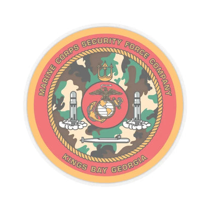 USMC SFC Georgia (USMC) STICKER Vinyl Kiss-Cut Decal 6 Inch Transparent - The Sticker Space
