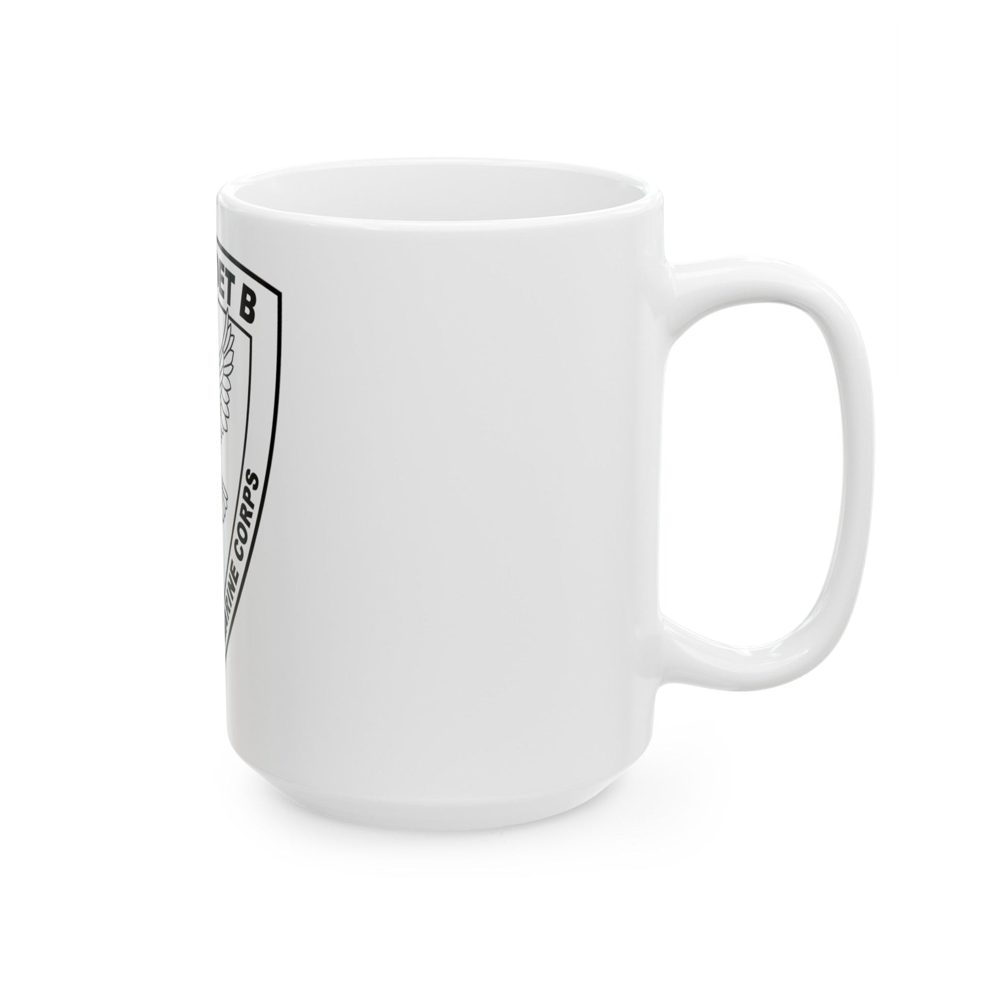 USMC United States Marine Corps MAG 42 DET B BW (USMC) White Coffee Mug-The Sticker Space